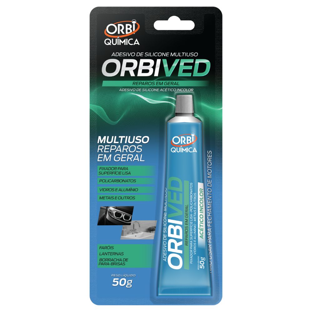 Adesivo De Silicone Acético Orbived Incol... Adesivo De Silicone Acético Orbived Incol...